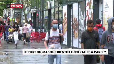 Le port du masque bientôt généralisé à Paris ?