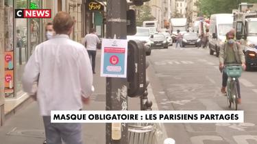 Masque obligatoire : les Parisiens partagés
