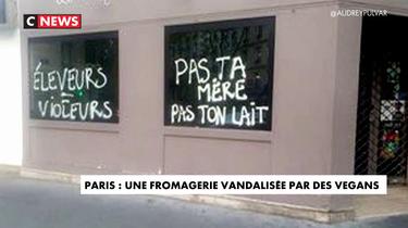 Paris : une fromagerie vandalisée par des vegans