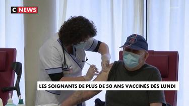 Covid-19 : les soignants de plus de 50 ans vaccinés dès lundi