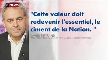 Présidentielle 2022 : les propositions de Xavier Bertrand pour le travail