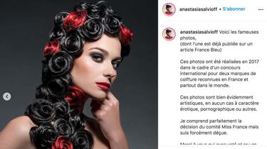 Anastasia Salvi, élue miss Franche-Comté 2020, a dû démissionner. 