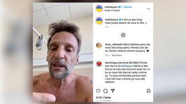 Mathieu Kassovitz a dévoilé ses blessures à la jambe et au pied dans sa vidéo 