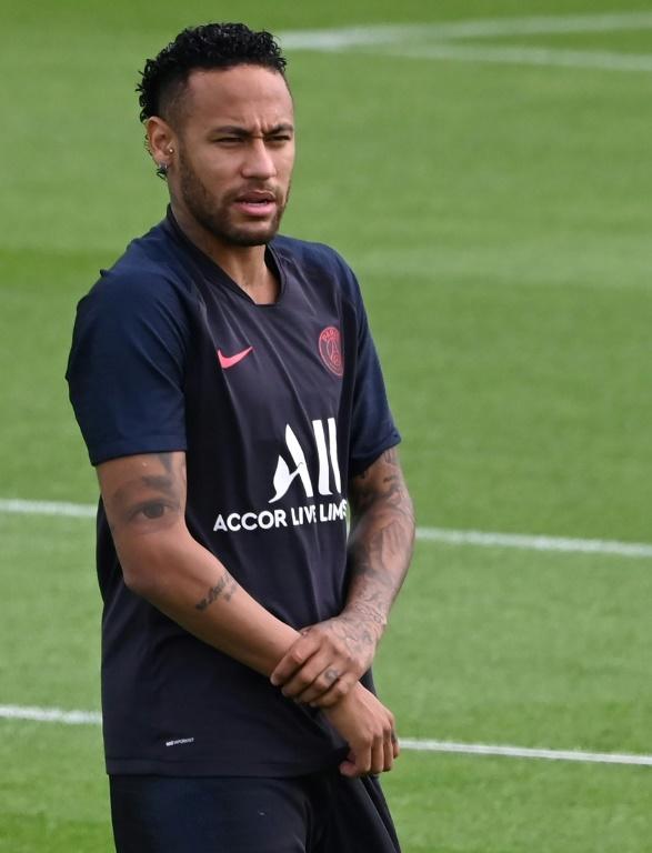 Neymar à l'entraînement du PSG le 10 août 2019 à Saint-Germain-en-Laye    [Dominique FAGET / AFP/Archives]