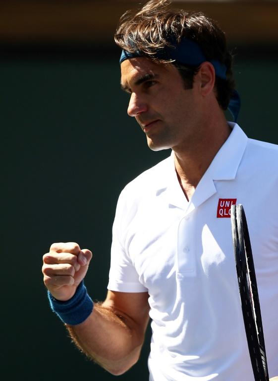Le Suisse Roger Federer lors du tournoi d'Indian Wells le 15 mars 2019 [CLIVE BRUNSKILL / GETTY IMAGES NORTH AMERICA/AFP]