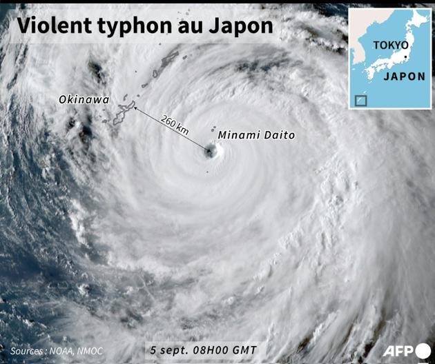 Violent typhon au Japon [ / AFP]