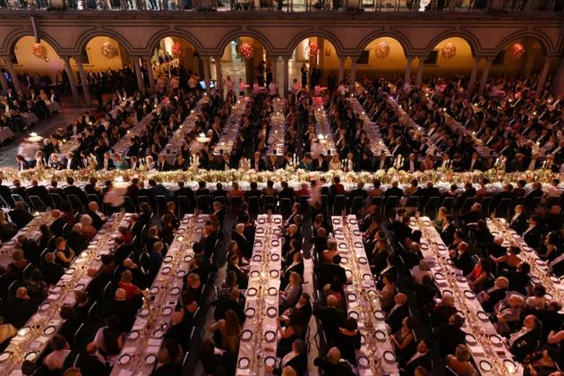 Le banquet du Nobel de la paix le 10 décembre 2019 à Stockholm [Jonathan NACKSTRAND / AFP/Archives]