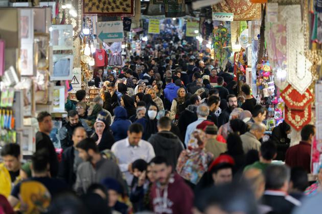 Le grand bazar de Téhéran le 3 novembre 2018 [ATTA KENARE / AFP]