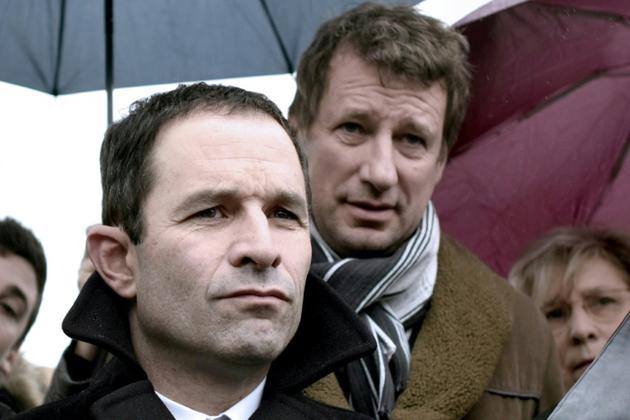 Yannick Jadot s'était rallié au candidat du PS Benoît Hamon pendant l'élection présidentielle française de 2017 [Philippe LOPEZ / AFP/Archives]