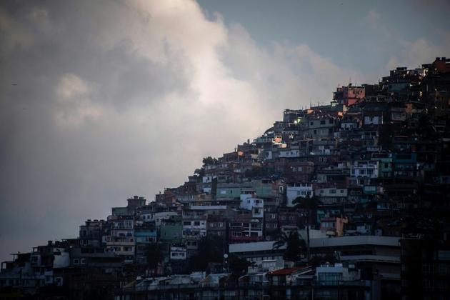 La favela de Vidigal à Rio de Janeiro , au Brésil, le 2 juin 2020 [MAURO PIMENTEL / AFP]