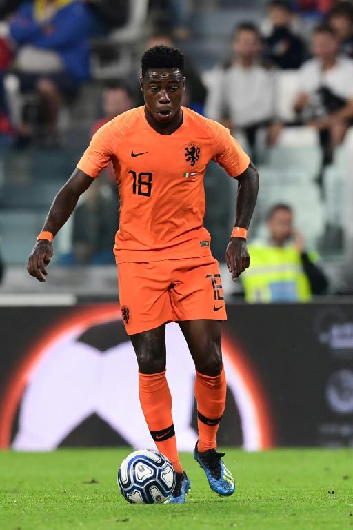 L'attaquant néerlandais Quincy Promes lors d'un match amical contre l'Italie, le 4 juin 2018 à Turin [MIGUEL MEDINA / AFP/Archives]