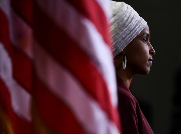 L'élue démocrate Ilhan Omar à Washington, le 15 juillet 2019  [Brendan Smialowski / AFP/Archives]