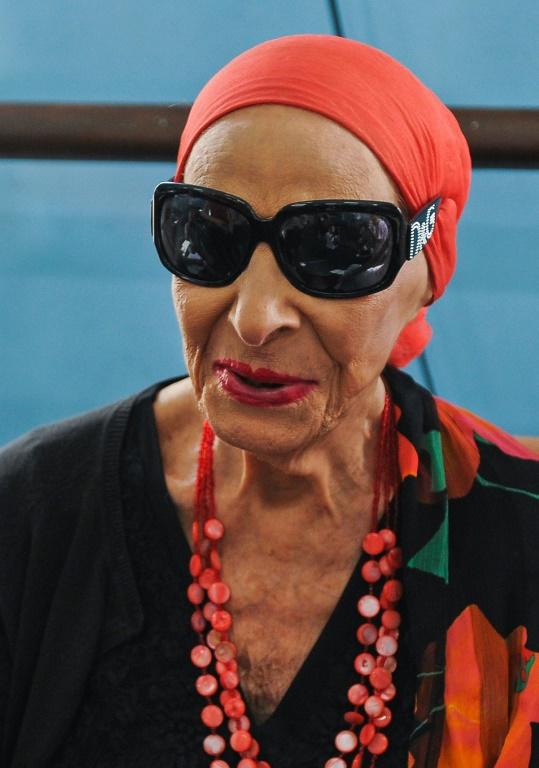 Photo d'archives datant du 19 décembre 2019 de la danseuse et chorégraphe cubaine Alicia Alonso, légende du ballet, qui est décédée le 17 octobre 2019 à l'âge de 98 ans [YAMIL LAGE / AFP]