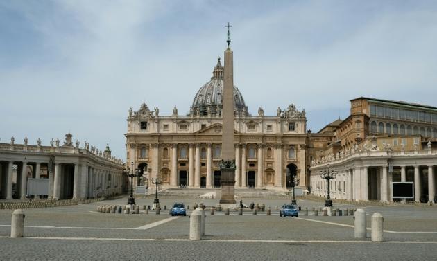 La basilique Saint-Pierre au Vatican, le 17 mai 2020 [Andreas SOLARO / AFP]