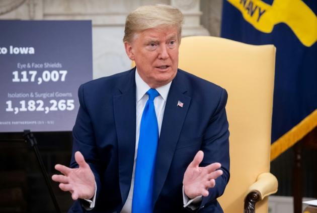 Donald Trump à Washington, le 6 mai 2020 [SAUL LOEB / AFP]