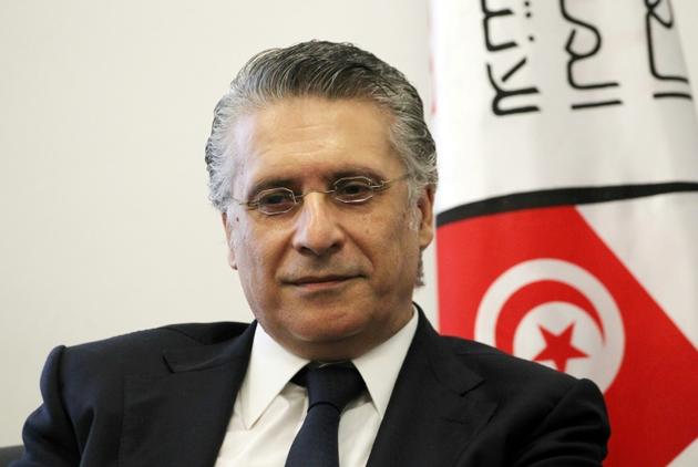 Nabil Karoui à Tunis le 2 août 2019 [Hasna / AFP/Archives]