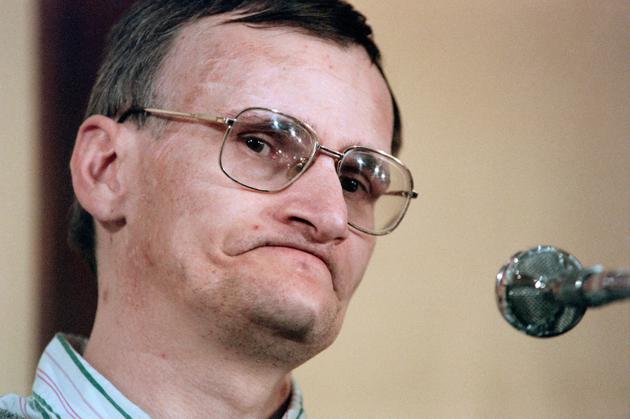 Francis Heaulme, le 27 septembre 1995 lors d'un procès à metz [Franck FIFE / AFP/Archives]