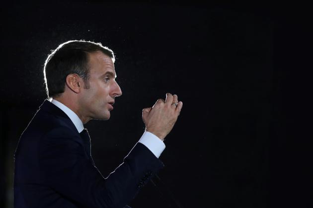 Le président Emmanuel Macron à Pont-à-Mousson le 5 novembre 2018 [Ludovic MARIN / POOL/AFP]