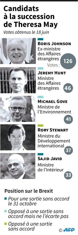 Candidats à la succession de Theresa May [ / AFP]