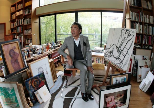 Le créateur de mode japonais Kenzo Takada, le 24 mars 2009 à Paris  [FRANCOIS GUILLOT / AFP/Archives]