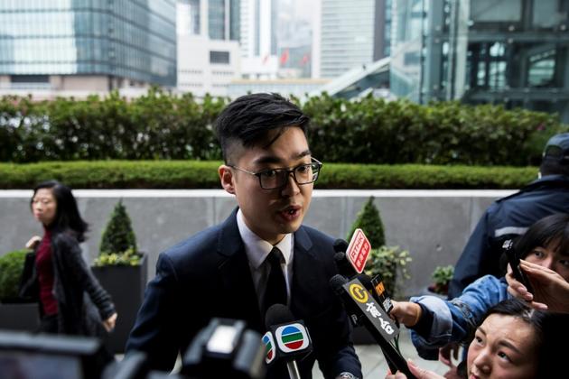 L'indépendantiste hongkongais Andy Chan, le 14 janvier 2019 [ISAAC LAWRENCE / AFP/Archives]