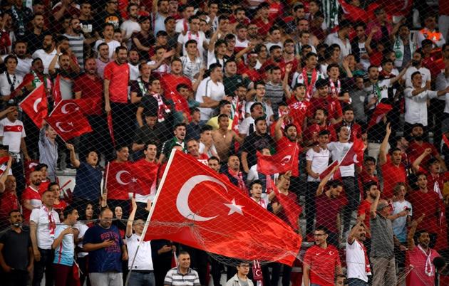 Supporters turcs durant le match de qualification à l'Euro 2020 face à la France, à Konya, le 8 juin 2019 [FRANCK FIFE / AFP/Archives]