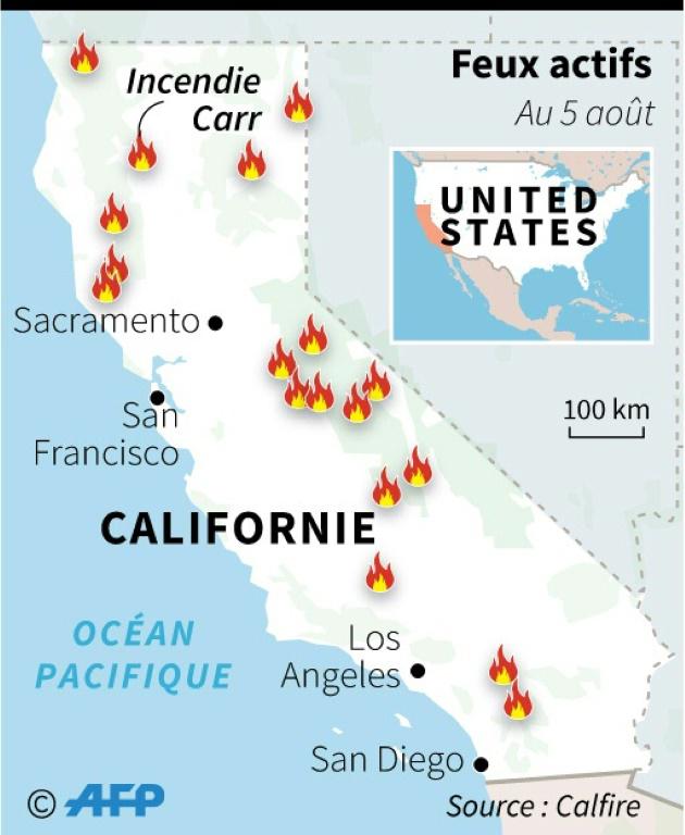 Feux en Californie [Laurence CHU / AFP]