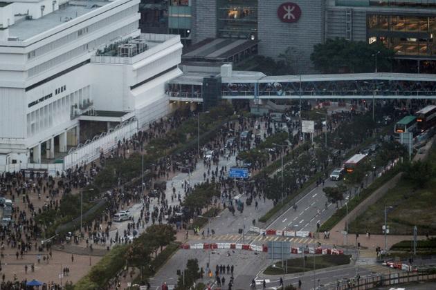 Manifestation à Hong Kong, le 2 novembre 2019 [TENGKU Bahar / AFP]