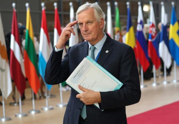 Le négociateur de l'UE sur le Brexit Michel Barnier, le 17 octobre 2019 à Bruxelles [ARIS OIKONOMOU / AFP/Archives]