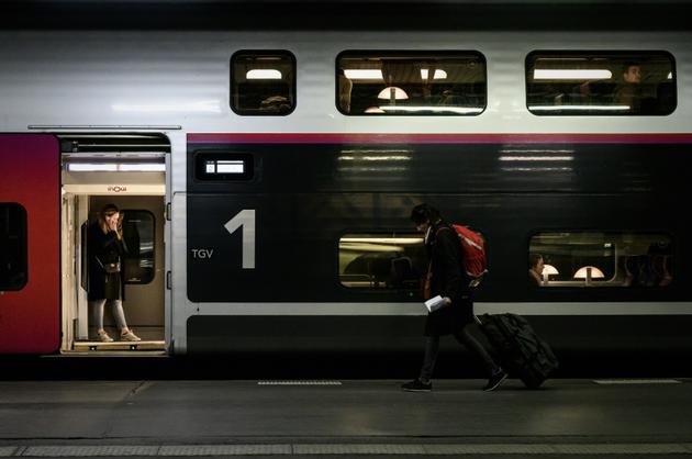 Des voyageurs à la gare de Lyon à Paris, le 20 décembre 2019 [Philippe LOPEZ / AFP]