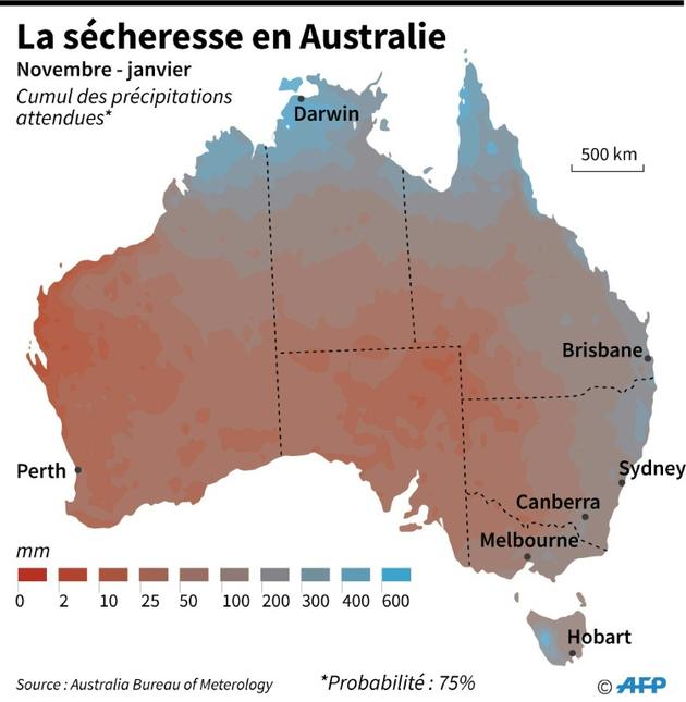 La sécheresse en Australie [Laurence CHU / AFP]