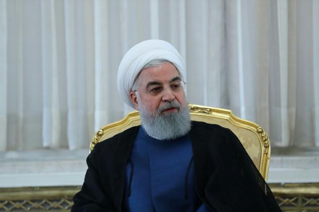Le président iranien Hassan Rohani, le 14 juillet 2018 à Téhéran [HO / Présidence iranienne/AFP/Archives]