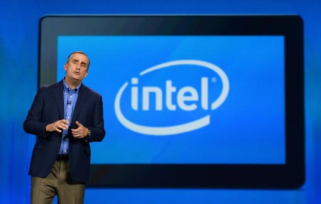Brian Krzanich, alors PDG du groupe Intel, à Las Vegas le 6 janvier 2014 [Ethan Miller / GETTY IMAGES NORTH AMERICA/AFP]