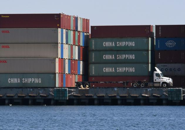 Des conteneurs venus de Chine dans le port de Long Beach à Los Angeles, le 29 septembre 2018. [Mark RALSTON / AFP/Archives]