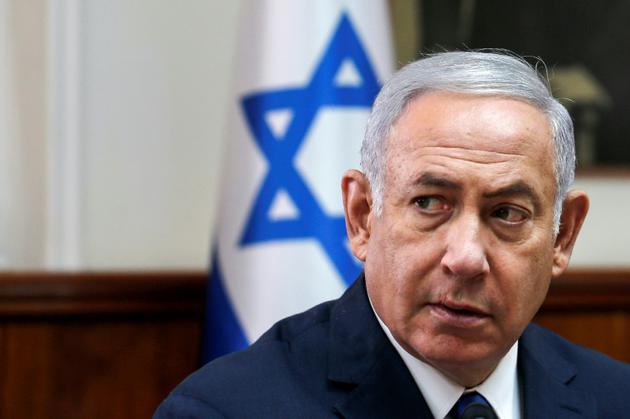Le Premier ministre israélien Benjamin Netanyahu à Jérusalem lors du conseil des ministres le 5 septembre 2018 [RONEN ZVULUN / POOL/AFP/Archives]