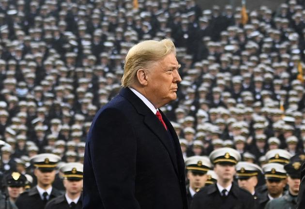 Donald Trump à Philadelphie, en Pennsylvaniele 14 décembre 2019 [Andrew CABALLERO-REYNOLDS / AFP]