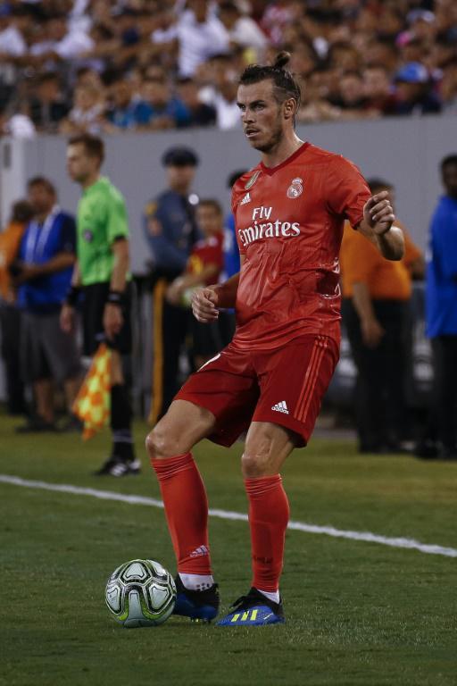 L'attaquant du Real Madrid Gareth Bale lors du match amical contre l'AS Rome, le 7 août 2018 à East Rutherford (New Jersey) [JEFF ZELEVANSKY / Getty/AFP/Archives]