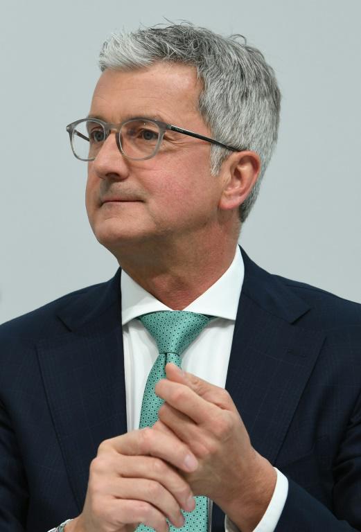 Rupert Stadler, patron de la filiale Audi, à Ingolstadt dans le sud de l'Allemagne, le 9 mai 2018 [CHRISTOF STACHE / AFP/Archives]