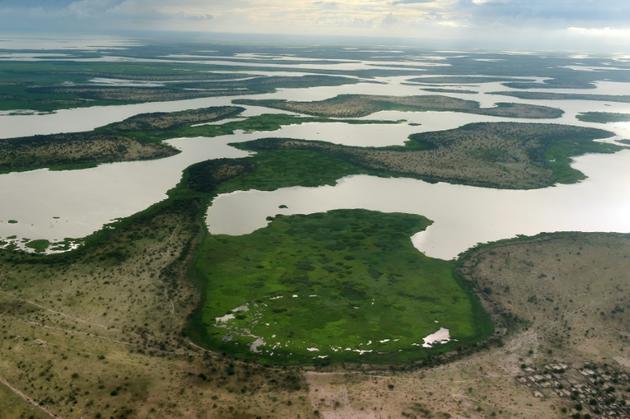 Le lac Tchad dans la région de Bol, en mars 2018 [SIA KAMBOU / AFP/Archives]