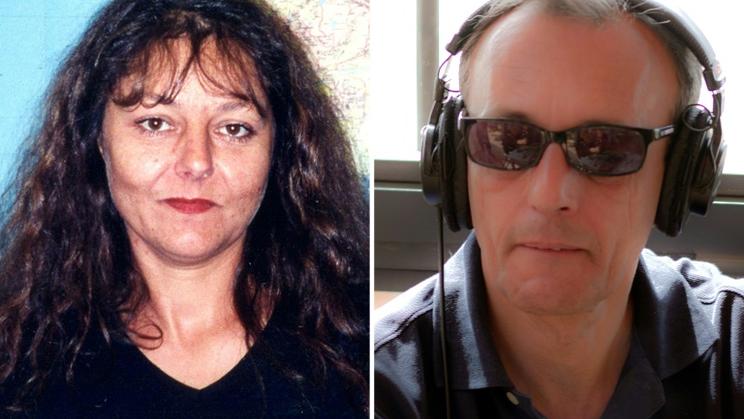 Montage en date du 2 novembre 2013 de deux portraits d'archives de  Ghislaine Dupont et Claude Verlon, deux journalistes de RFI assassinés au Mali en 2013 [- / RFI/AFP/Archives]