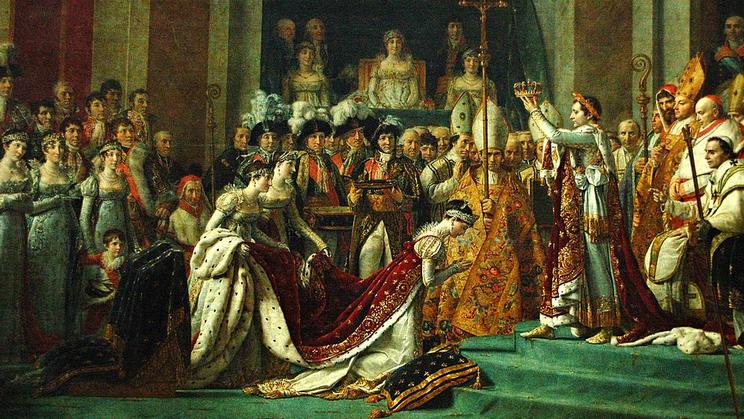 Le Sacre de Napoléon, en 1804, par Jacques-Louis David