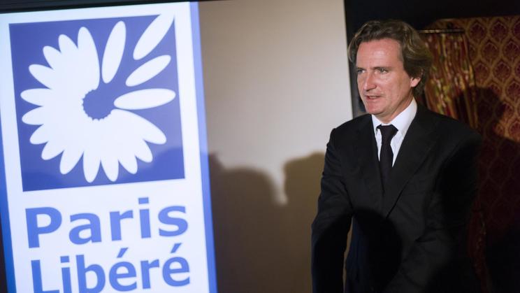 Charles Beigbeder, candidat de la liste dissidente de droite pour les municipales "Paris Libéré" le 30 janvier 2014  [FRED DUFOUR / AFP/Archives]
