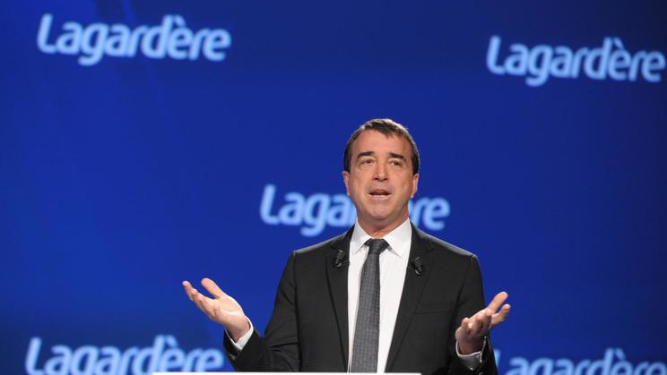 Arnaud Lagardère à Paris, le 3 mai 2013 [Eric Piermont / AFP]