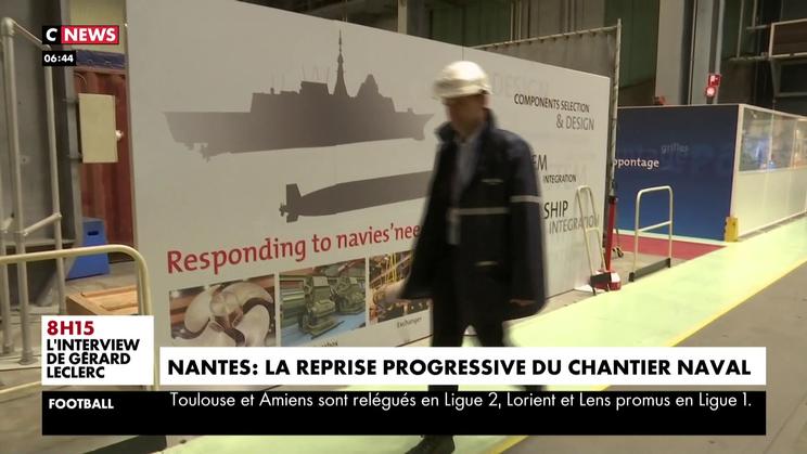 Nantes : la reprise progressive du chantier naval