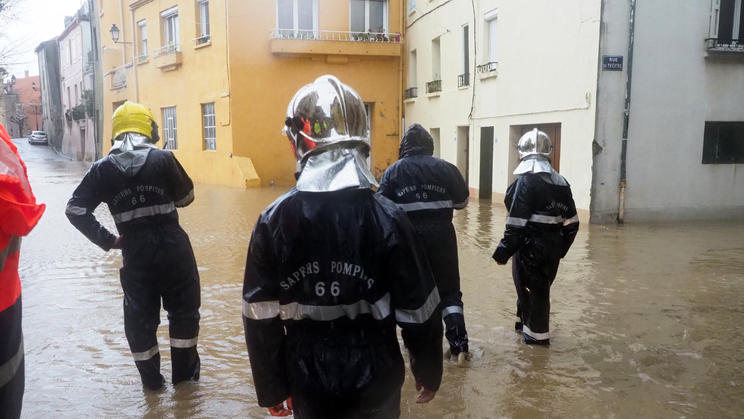 Quelque 1.500 personnes ont été évacuées dans les Pyrénées-Orientales, et plus de 250 dans l'Aude, à la suite de la tempête Gloria.