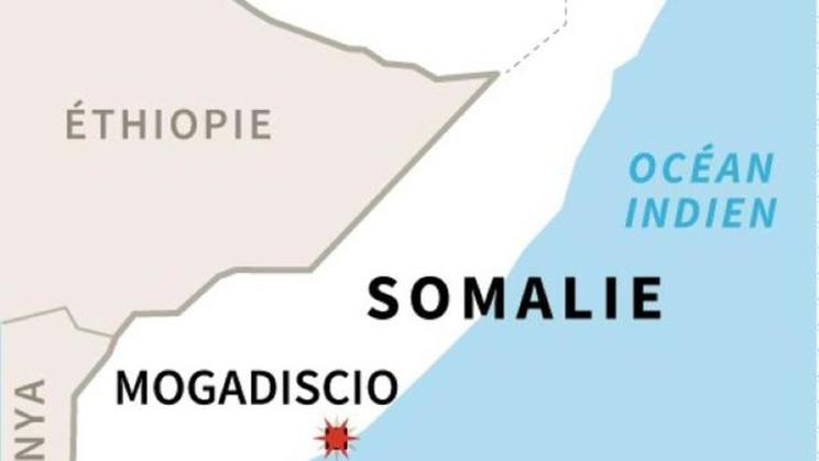 Le marché visé, Hamarweyne, est situé à proximité des bâtiments de la municipalité de Mogadiscio.