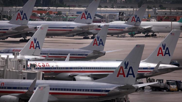Des avions de la compagnie American Airlines [Joe Raedle / Getty Images/AFP/Archives]