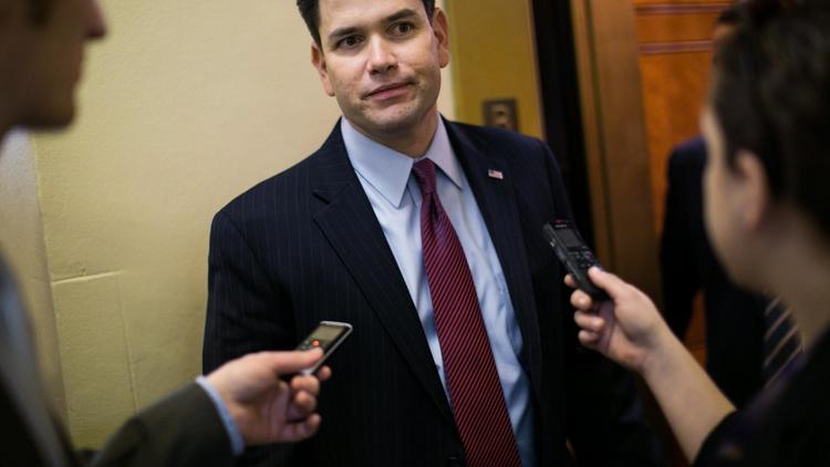 Le sénateur républicain Marco Rubio, le 22 mars 2013 à Washington [Drew Angerer / Getty Images/AFP/Archives]