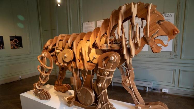 le lion de Léonard de Vinci est exposé jusqu'au 9 octobre à l'Institut culturel italien