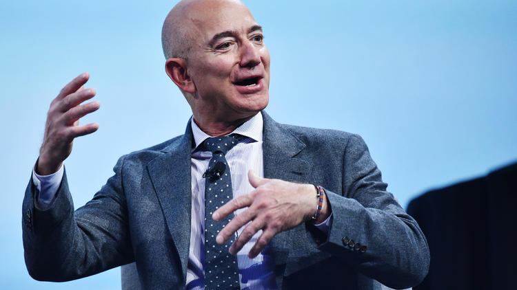 Jeff Bezos, patron d'Amazon. 